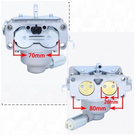 REMEDART Z235 Carburetor Fits for John Deere Z245 Z255 Z425 EZtrak Zero Turn Mower D125 D130 D170 LA135 LA145 LA165 X130R X140 Tractor replaces for MIA11461 MIA11489 Carb with MIU14395 Air Filter