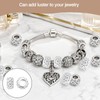 100PCS Rhinestone European Beads, Crystal and Polymer Clay Large Hole