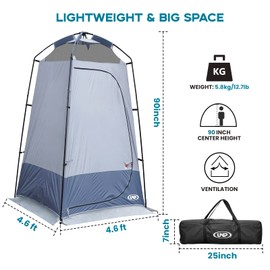 Shower Tent, Outdoor Camping Privacy Shelter-Dressing Changing Room-Portable Toilet Tent for Hiking Sun Shelter Picnic Fishing