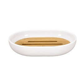 Kleine Wolke Timber Soap Dish White