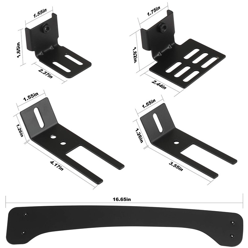 ASPL Visor lights bar 2-15 LED 29 Flash Patterns Interior