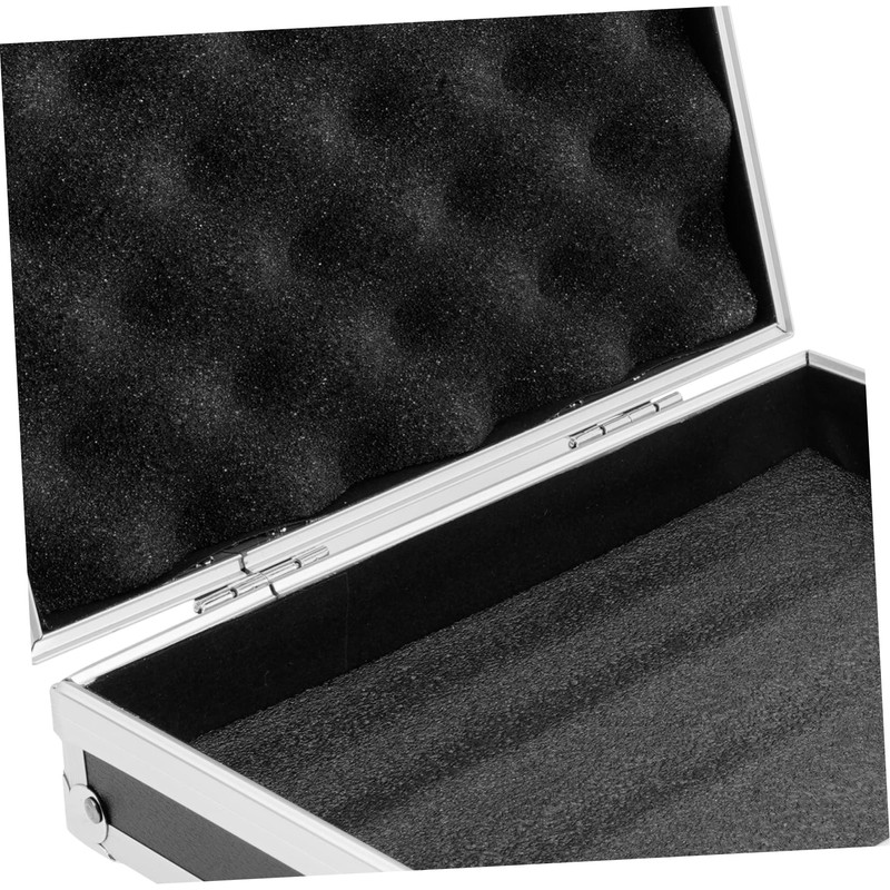 IWOWHERO Aluminum Tool Box Cosmetic Carrying Case Portable Aluminum Alloy