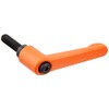 NBK Machine Element Parts Clamp Lever (Male Thread) LDM-6-20-OR (Orange)