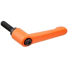 NBK Machine Element Parts Clamp Lever (Male Thread) LDM-6-20-OR (Orange)