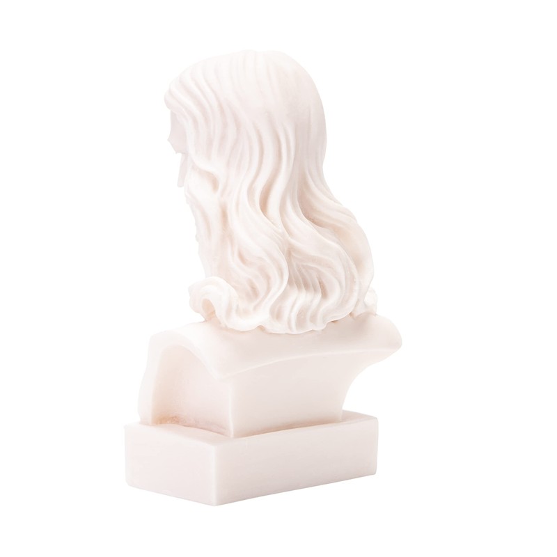 Jesus Christ Statue Alabaster Bust 6.2 Inches