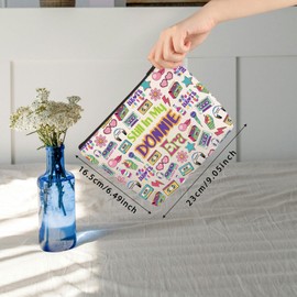 Lywjyb Birdgot Music Group Inspired Makeup Bag American Horror Movie Fan Gift Music Band Lover Gift (Still in Era bag)