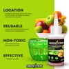 GREENSTRIKE 2-Pack Fruit Fly Traps for Indoors use. 120 Days