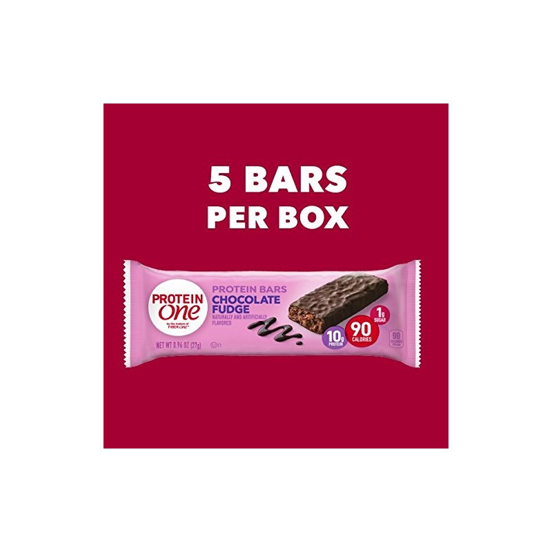 Protein One 90 Calorie Protein Bars, Chocolate Fudge, Keto Friendly,