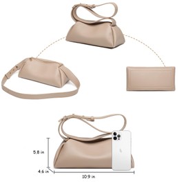 Shoulder Crossbosy Bag for Women, Designer Small Hobo Purse Soft Handbag Tote for Work, Travel, Green