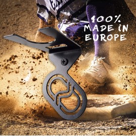 MEOLLO Stand Hanger for Baseball Bat (100% Steel) (3 X Black)