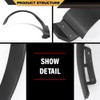 Front Pair Fender Flares Wheel Trim Opening Molding Left &