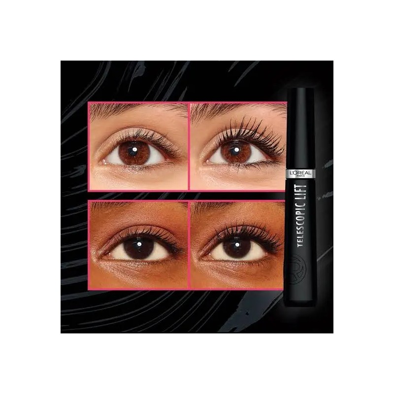 Mascara De Pestañas Telescopic Maybelline Lavable 991 Negro
