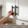 NIZADO 10 Pack 3 Inch Cabinet Pulls,Black Kitchen Cabinet Handles,Bathroom