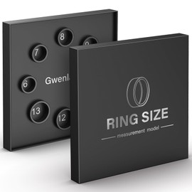 Ring Size Sample Set, Smart Ring, Ring Size First Before Buying, Ring Sample Set for Women and Men, 8 Sizes to Choose From, Sizes 6 to 13, Find the Perfect Ring Size