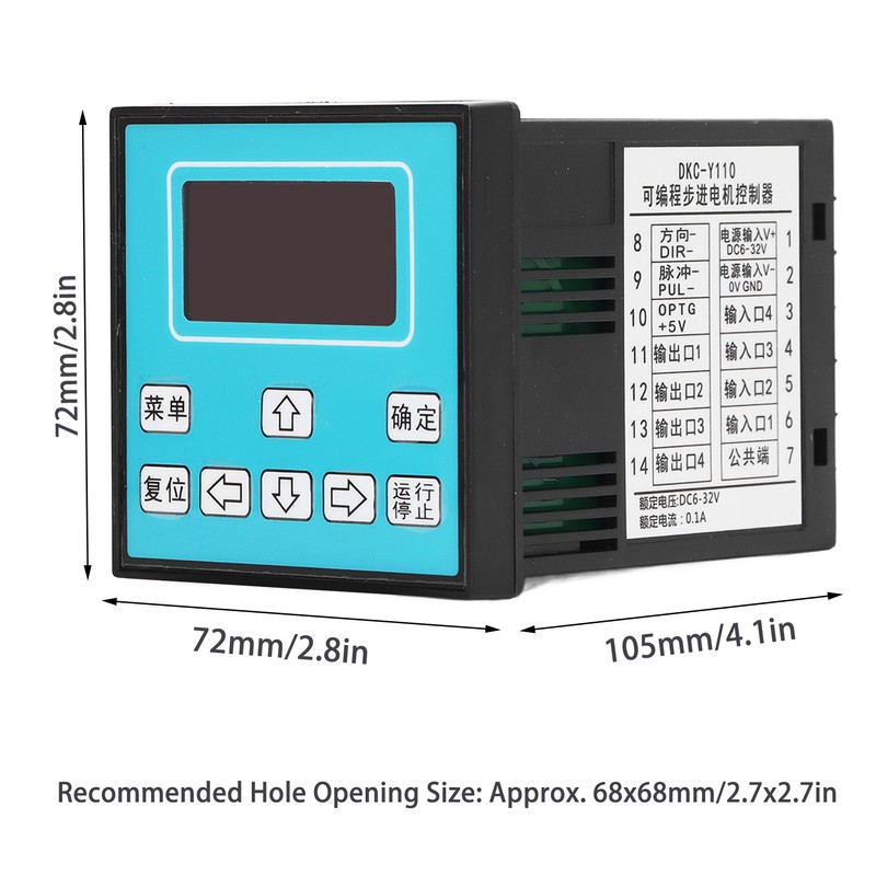 Programmable Motor Controller LCD Display Servo Motor Stepper Controller for