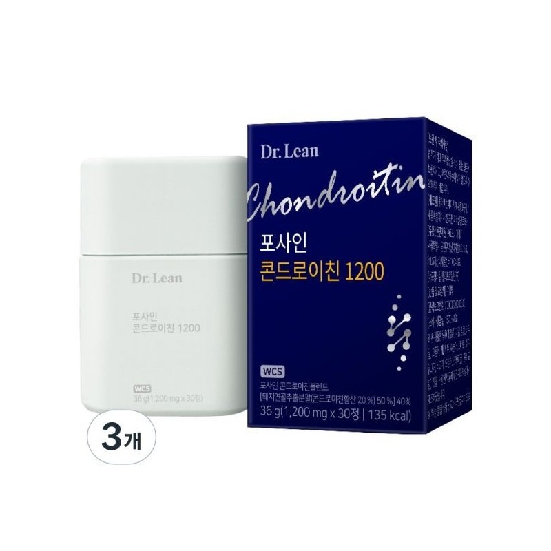 Dr.Lin Fossain Chondroitin 1200 36g, 3 units, 30 tablets ×