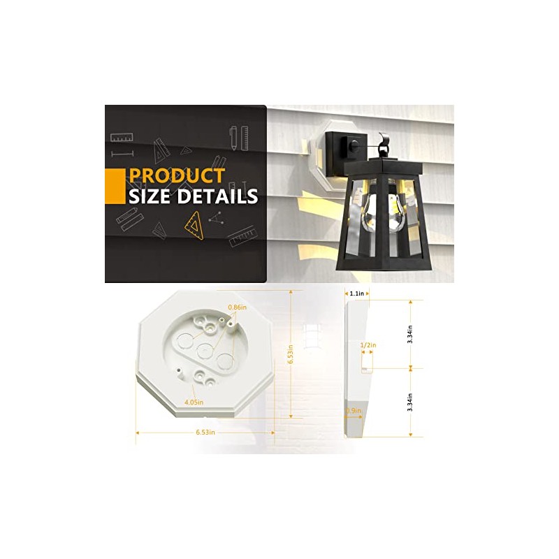 Siding Mounting Block, Siding Mounting Kit with Built-in Electrical Box,