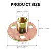 FOCMKEAS 10 Pcs M10 Total Height 0.67 in (17 mm)