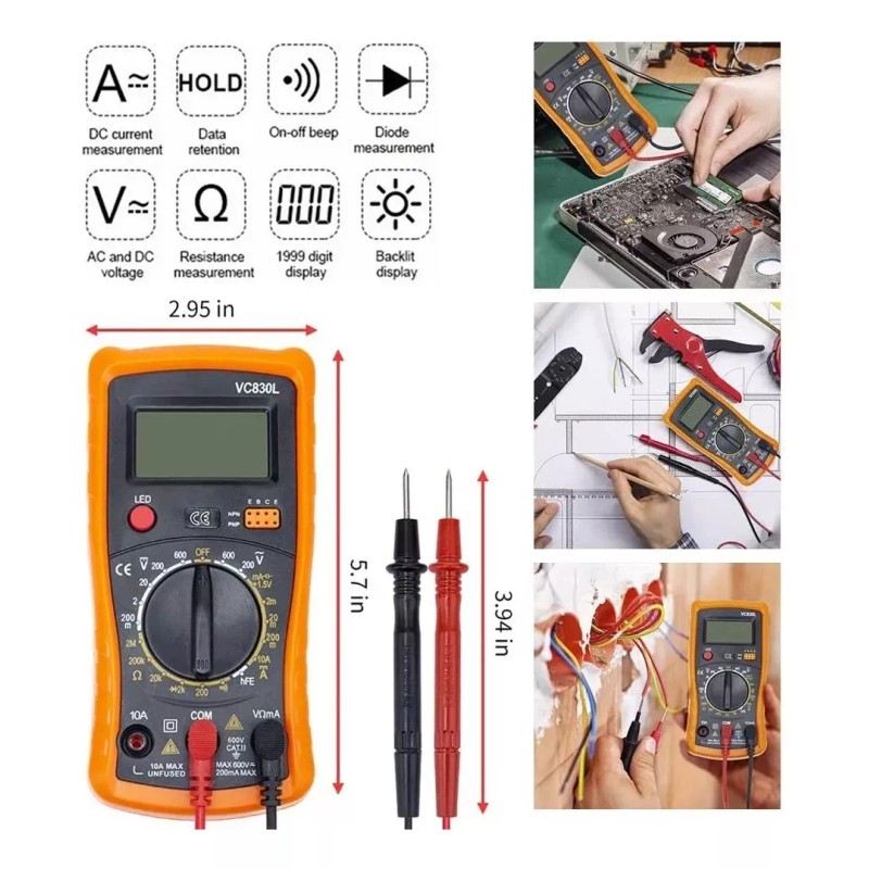 Kit De Soldador Eléctrico C/herramientas, Puntas, Multímetro