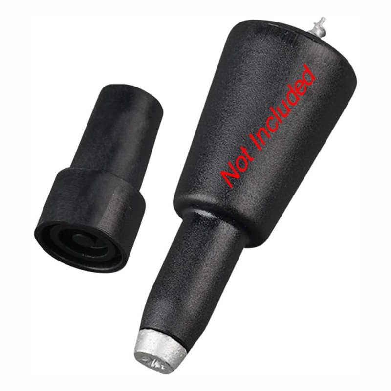 Lifeswonderful - Rubber Trekking Pole Tips for Combi Spike Wooden