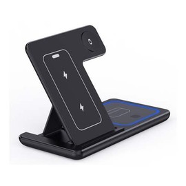 LAZOS Wireless Charger Foldable 3 in 1 Black