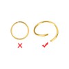 180 Pieces Hair Rings Braid Rings Hair Tips Hair Bows