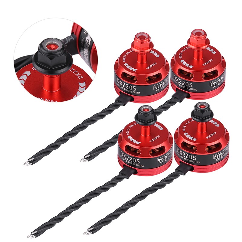 4pcs DX2205 2300KV 2-4S Brushless Motor for X210 X220 250