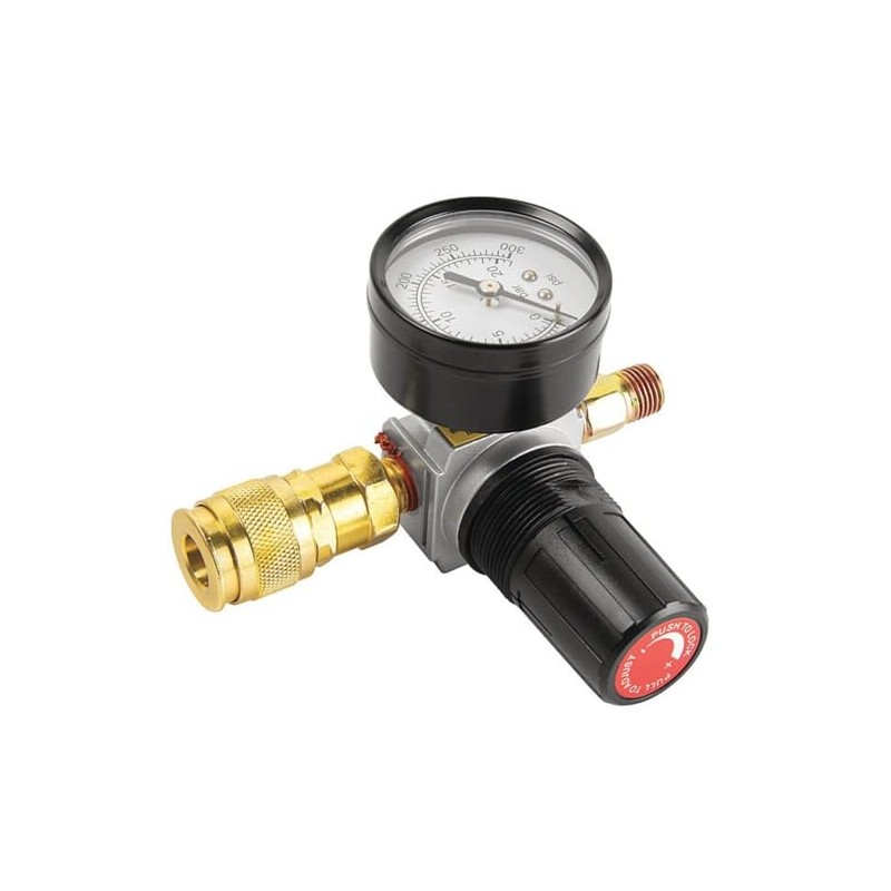 Air Regulator, 4 in.W, 1/4 in. NPT, 45 cfm