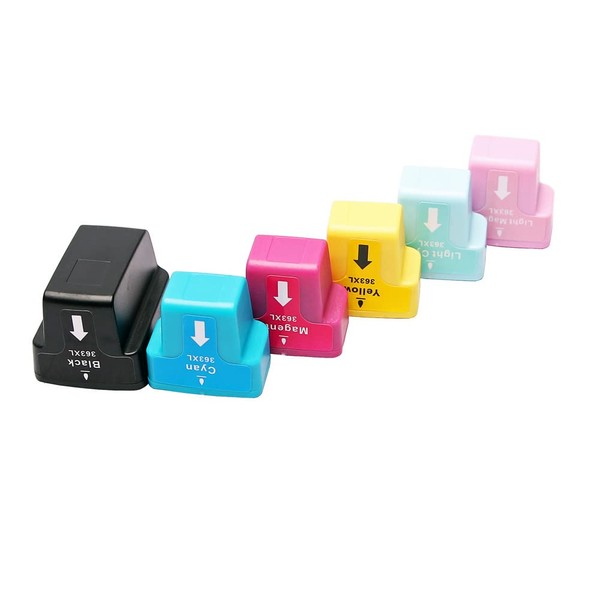 ABC Replacement Cartridges Set of 6 for HP 363XL for