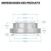 Storz Reducer Coupling B/75 mm to C/52 mm