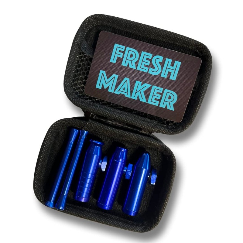 M&M Smartek Elegant Hard Case Snuff Snuff Set Deluxe in
