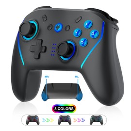 NBCP Controller for Switch, Wireless Pro Controller for Switch Lite, Switch Remote Gamepad Joystick, Dual VibrationGyro/Vibration/Turbo/NFC/Wake-Up/Screenshot (Black)