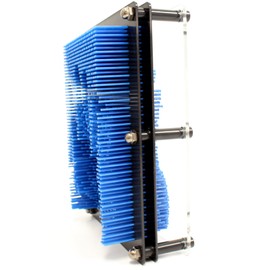 PowerTRC Classic 3D Pin Art Toy, Hand Art Sensory Toy Hand Pins Impression Toy, Fun Fidget Pin Art Board Toy for Birthday Gifts 8x6 Inches