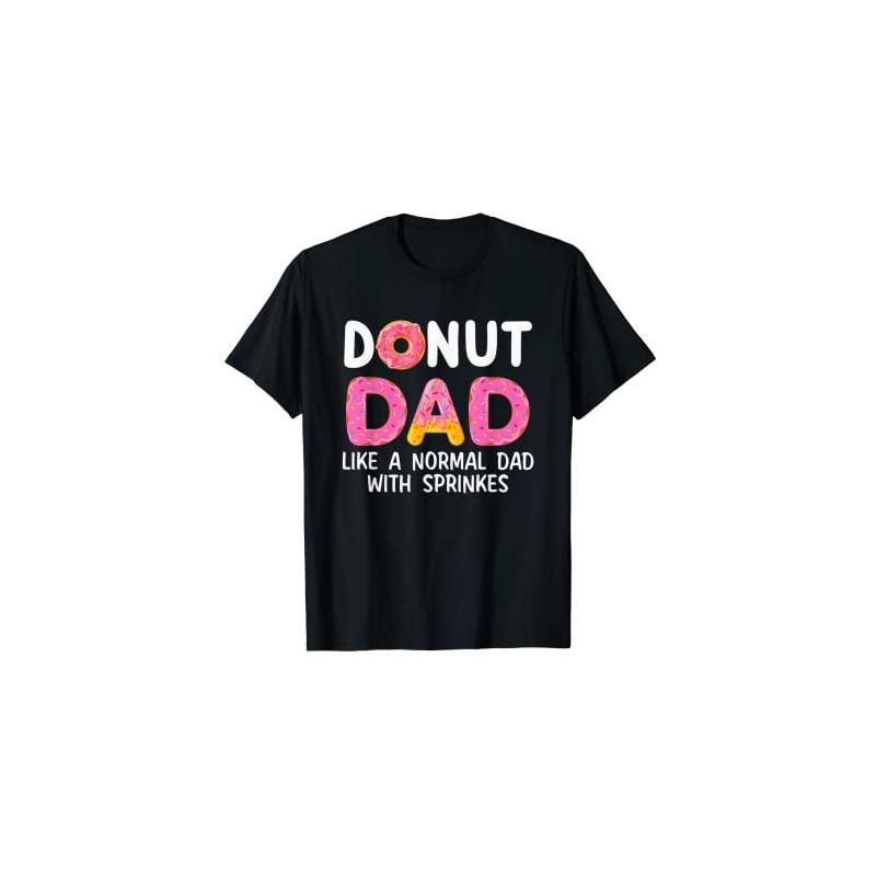Donut Dad Definition Dessert Food Streusel Donut Day T-Shirt