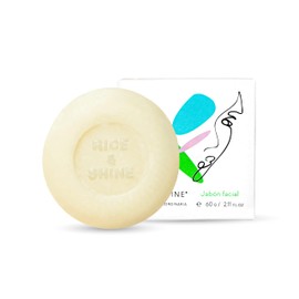 RICE  SHINE  Jabón Facial Natural con Aceite de Germen de Arroz - Vitamina E  Skin Care Limpieza Profunda e Hidratación  Reductor de Acné             