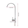 Kitchen Tap Stainless Steel 360 Degree Rotatable Tap Chrome Reverse