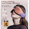 LOVE EYE Bluetooth Sleep Mask, 3D Sleep Mask with Wireless