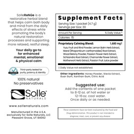 Solle ReNue - 30 count - Solle Naturals | Centered Calm | herbs and adaptogens