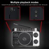 Portable Shortwave Radio FM AM SW Bluetooth 5.0 Multifunction Multi