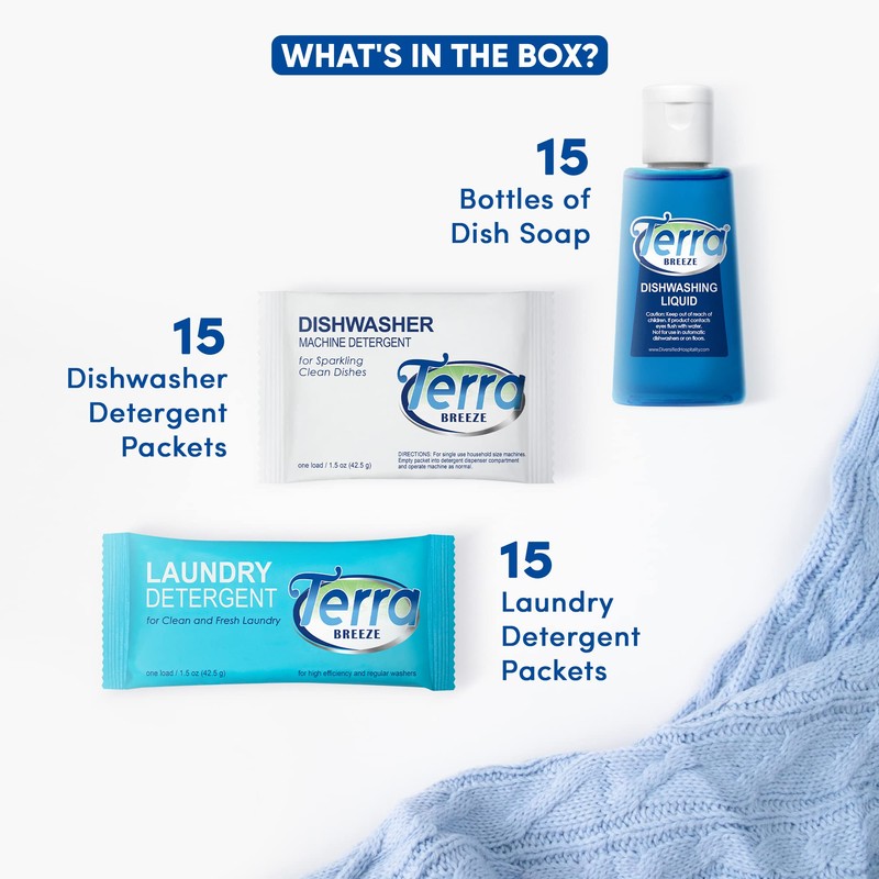 Travel Laundry Detergent & Dish Soap | Terra Breeze 1-Shoppe