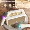 Karaoke Machine with 2 Wireless Mics & Soft Leather Wrap