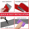 FONUNO Vinyl Wall Base Baseboard Molding Trim 4" Flexible Self