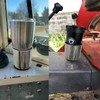 Pmsanzay Horizontal Mounting Magnetic Cup Holder Beverage Holder Drink Holder-