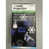 Gemmy LED Lightshow Projection Whirl-a-Motion Snowman Let It Snow (new)