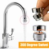 2-Pack 360° Swivel Faucet Adapters - 20mm Female to 22mm