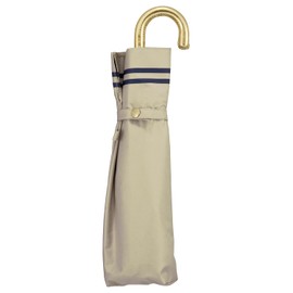 Wpc. 801-18908-102 Parasol Sunshine Sailor Mini Beige <100% Shading Ratio/100% UV Reduction/UPF50+/Heat/Rain Protection> Folding Umbrella, Lightweight, Work or School, Travel, Stylish, Cute, Women