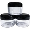 Beauticom 12 Pieces 30 Gram 30 ML Empty Clear Round
