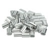 sourcingmap Aluminum Crimping Loop Sleeve Double Barrel for 1/8" -