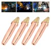 4Pcs Propane Cutting Torch Tips High Temperature Resistance Fast Cutting