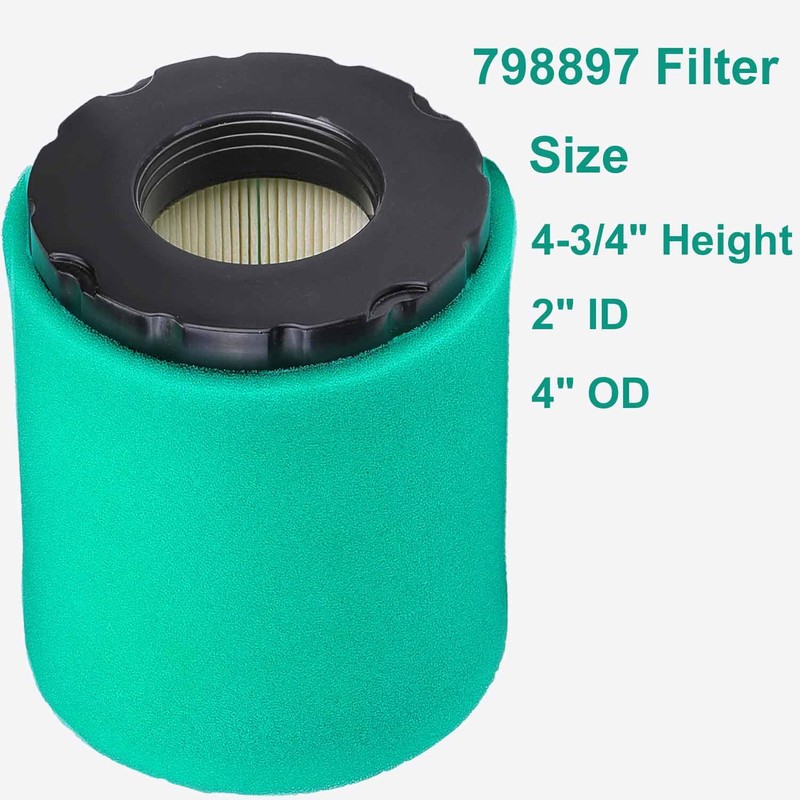 2 Pack 798897 Air Filter, Compatible with 49M977 49L977 44Q977